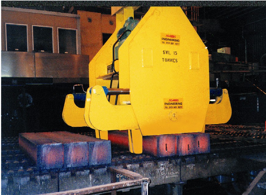 Hydraulic Slab Grab - Handling Equip Steel