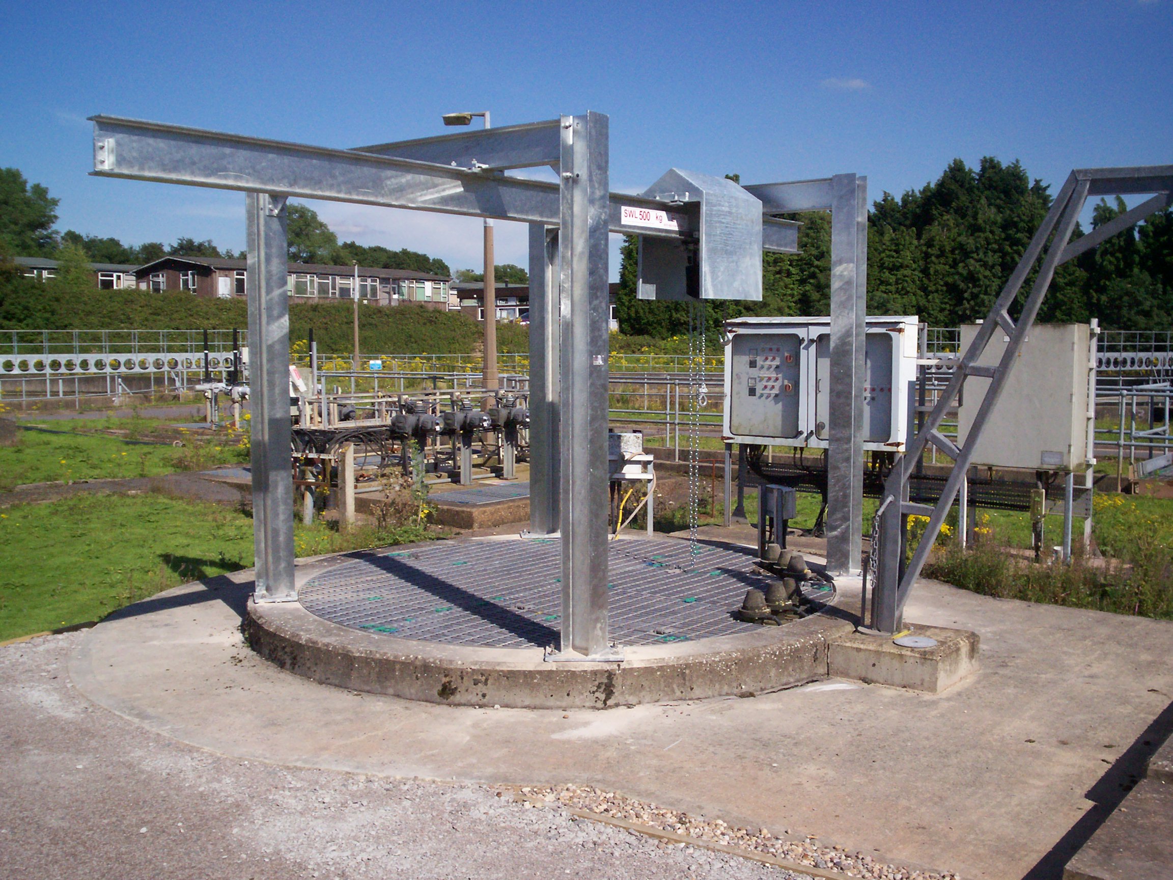 Pump Extraction Gantry _ Monorail