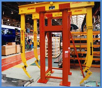 Rail Vehicle Body Lifting Beams